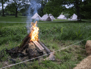 Field Affair glamping fire pit